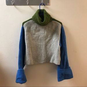 H&M Trend, Wide-Cut Turtleneck Wool Sweater